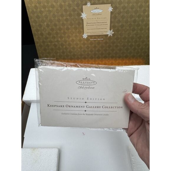 2003 Hallmark Ornament Club Exclusive Studio Edition Gallery Collection New! NIB - Picture 10 of 12